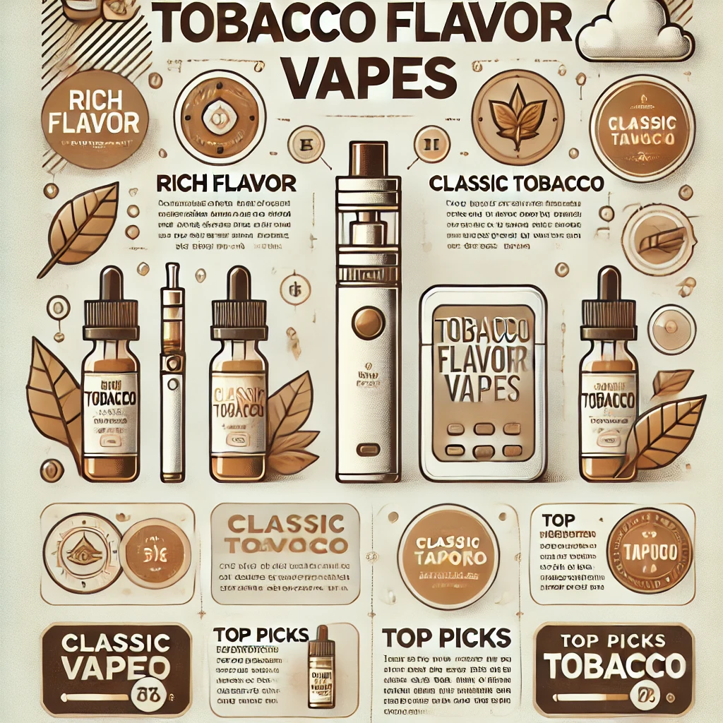 The Classic Appeal of Tobacco Flavour Vapes